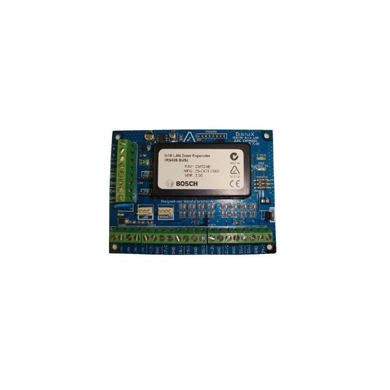 Bosch Solution 6000/ 6000-ip Hardwired Zone Expander Module Blue 8 X/16 X Split Zone Pcb Enclosure Mount 236g 10-14vdc