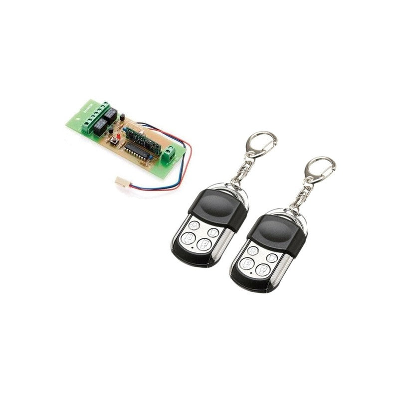 Bosch Wireless 4 Button Key Fob Transmitter 1 X Spdt Output 433mhz Text On Buttons Lock/ Unlock/ 3/ 4/ 5 9-15vdc