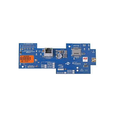 Bosch Solution 6000 Plug-in 4g Module + Ethernet Blue Pcb Enclosure Mount 2 X Built In Sim Socket *my Alarm Sim Subscription Req *req Panel Version 2.51.04 Or Higher
