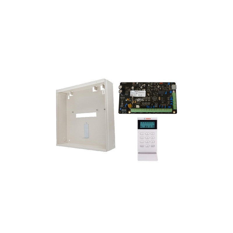 Bosch 3000 Hardwired Alarm Kit Includes 1x Solution 3000 Pcb 1x Icon Keypad 1x Mw250 Metal Enclosure No Pir