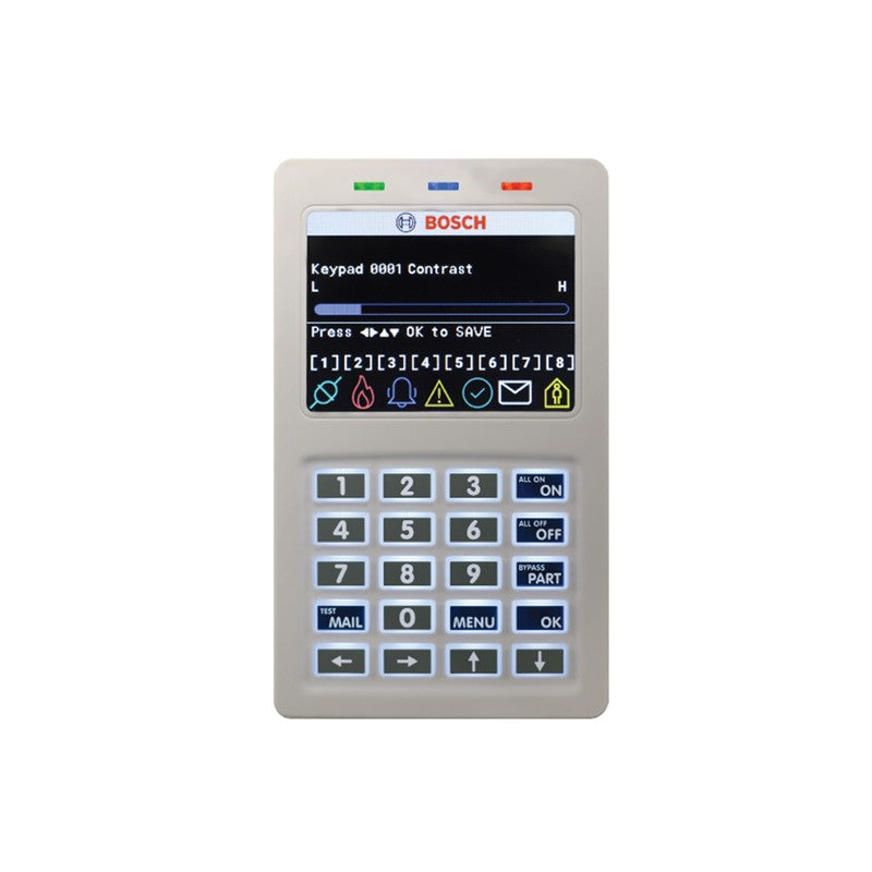 Bosch Cp737b Solution 6000 Hardwired Wifi Graphic Keypad With Prox 3.5 Inch Color LCD 12vdc White 149hx88wx21.5d (mm)