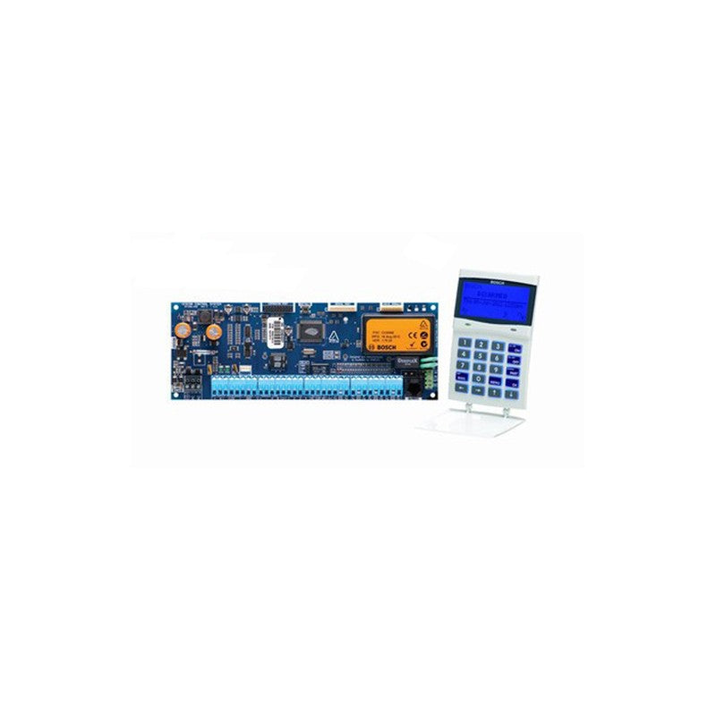 Bosch Cc610gwp Solution 6000 Hardwired Alarm Panel Pcb Cc610p + Smart Prox Keypad Cp736b 144 Zone Alphanum LCD Backlit Keys White