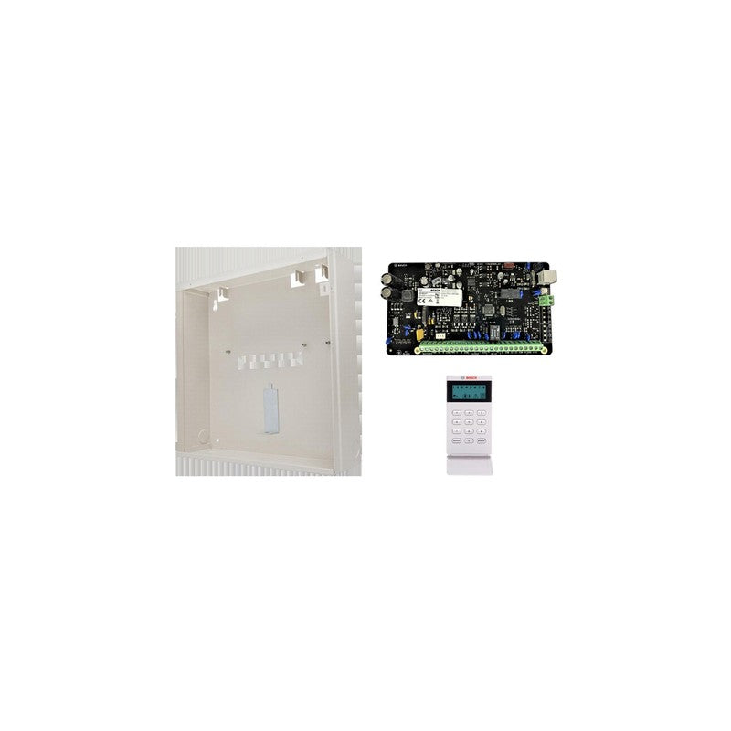 Bosch 2000 Hardwired Alarm Kit Includes 1x Solution 2000 Pcb 1x Icon Keypad 1x Mw250 Metal Enclosure No Pir