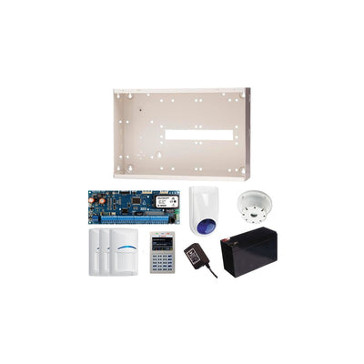 Bosch 6000 Hardwired Alarm Kit Includes 1x Solution 6000 Pcb With Prox Keypad 3x Blue Line Quad Pirs 1x Mw350 Metal Enclosure 1x 12v7ah Battery 1x 18vac Power Supply 1x Slimline Strobe/siren 1x Surface Mounted Piezo