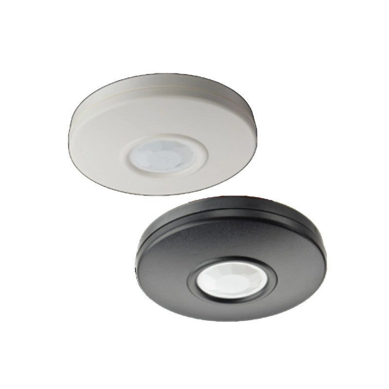 Bosch 360° Pir Low Profile With Fresnel Optics Black 360°x 7.5m Detection Area 1 X N/c Output (dry) With Tamper Plastic Ceiling//surface Mount 2-3.6m Mount Height 10-15vdc