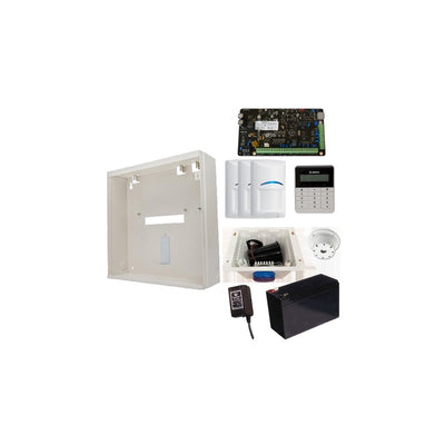 Bosch 3000 Hardwired Alarm Kit Includes 1x Solution 3000 Pcb 1x Text Keypad 3x Blue Line Pirs 1x Mw250 Metal Enclosure 1x 12v7ah Battery 1x 18vac Power Supply 1x Strobe/siren/piezo