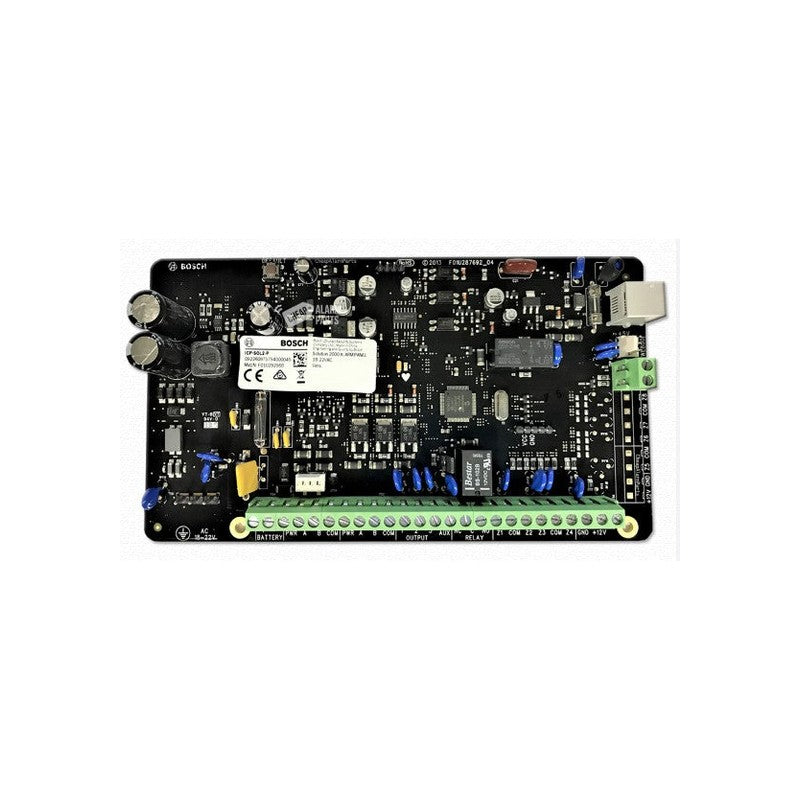 Bosch Solution 2000 Hardwired Alarm Panel Black 8 X Zone Not Expandable 4 X Output 2 Areas 32 Users 4 Keypad 256 Events Pcb Enclosure Mount Built In Pstn 18vac