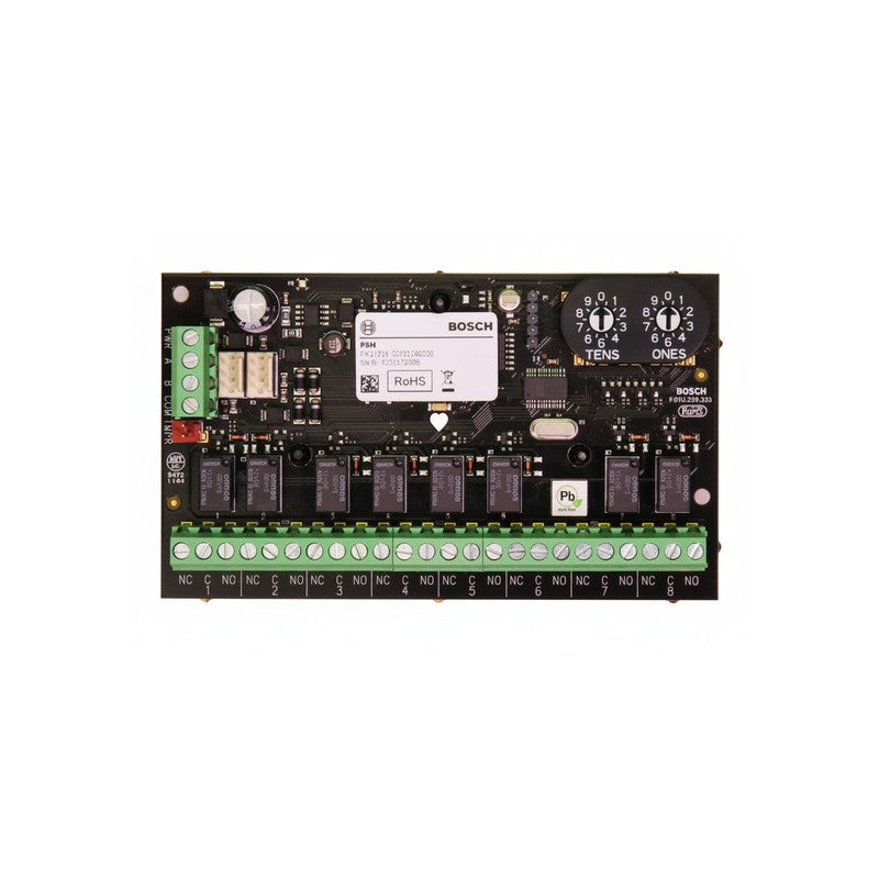 Bosch Solution 2000/ 3000/ 4000/ G-series Hardwired Output Expander Module Black 8 X Output Pcb Enclosure Mount Sdi2 140g 12vdc
