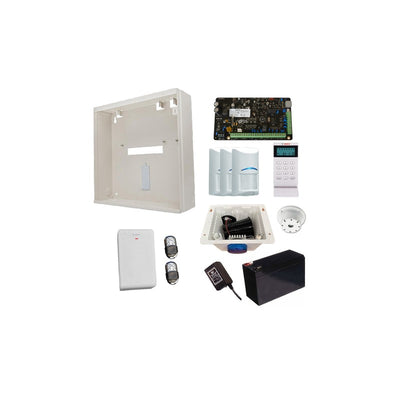 Bosch 3000 Hardwired Alarm Kit Includes 1x Solution 3000 Pcb 1x Icon Keypad 3x Wireless Pet Pirs 1x Mw250 Metal Enclosure 1x 12v7ah Battery 1x 18vac Power Supply 2x Premium 4 Button Remotes 1x Solution 2000/3000 Receiver 1x Strobe/siren/piezo