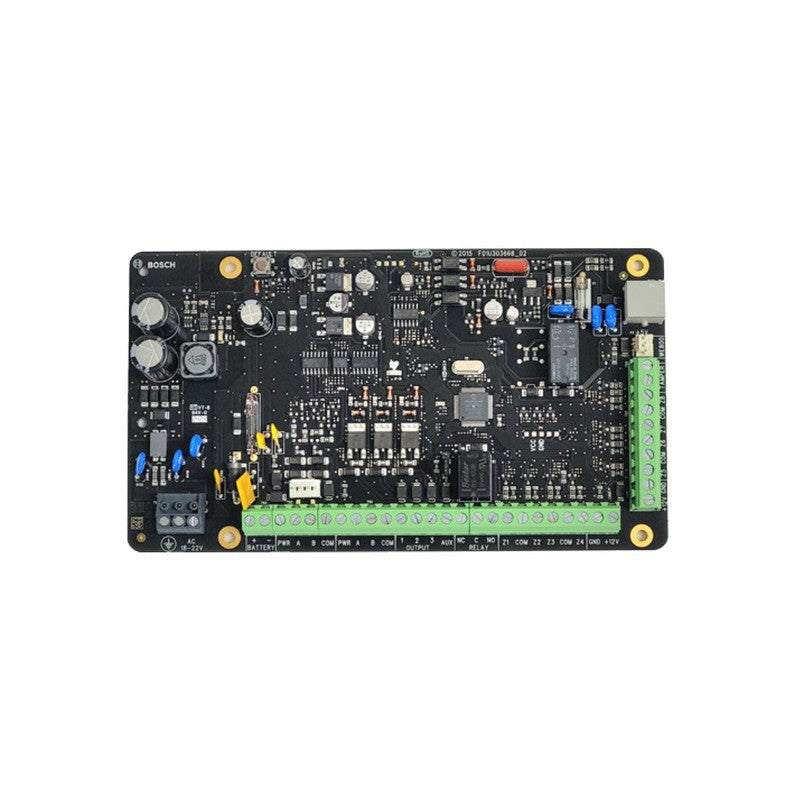Bosch Solution 4000 Hardwired Alarm/ Access Control Panel Black 8 X/16 X Split Zone Expand Up To 32 Zone 5 X Output Expand Up To 32 Zone 2 Areas 64 Users 4 Doors 4 Keypad 512 Events Pcb Enclosure Mount Sdi2 18vac