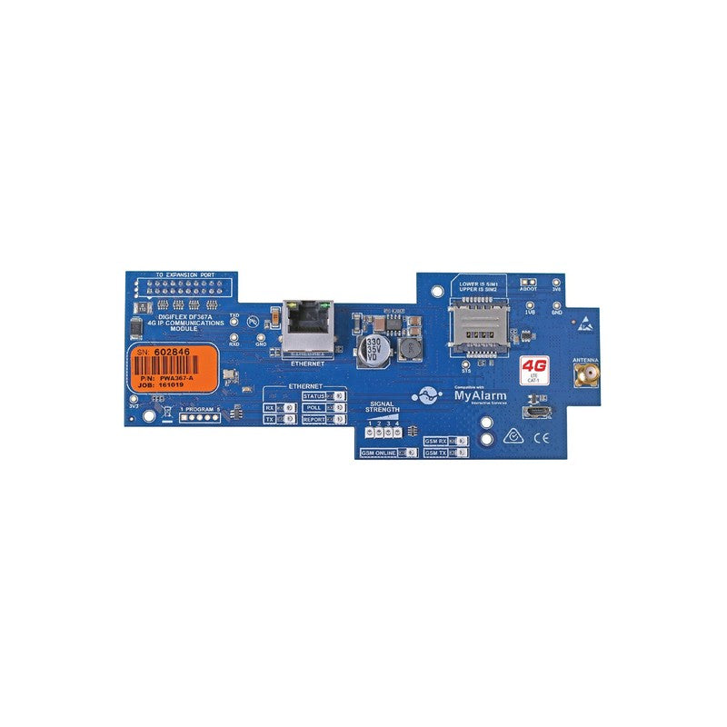 Bosch Solution 6000 Plug-in 3g/4g Module + Ethernet Blue Pcb Enclosure Mount 1 X Built In Sim Socket *byo Sim *req Panel Version 2.51.04 Or Higher
