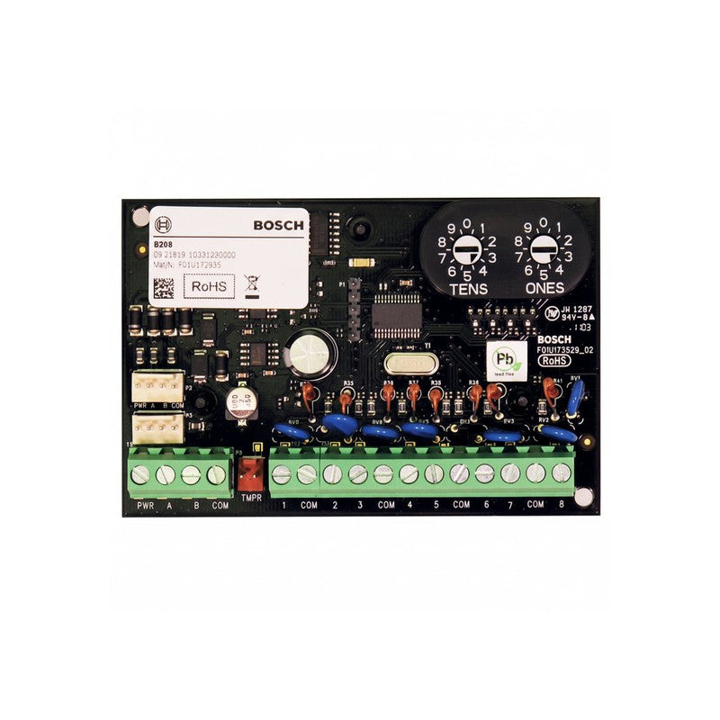 Bosch G-series Hardwired Zone Expander Module Black 8 X Zone Plastic Enclosure Mount Sdi2 12vdc