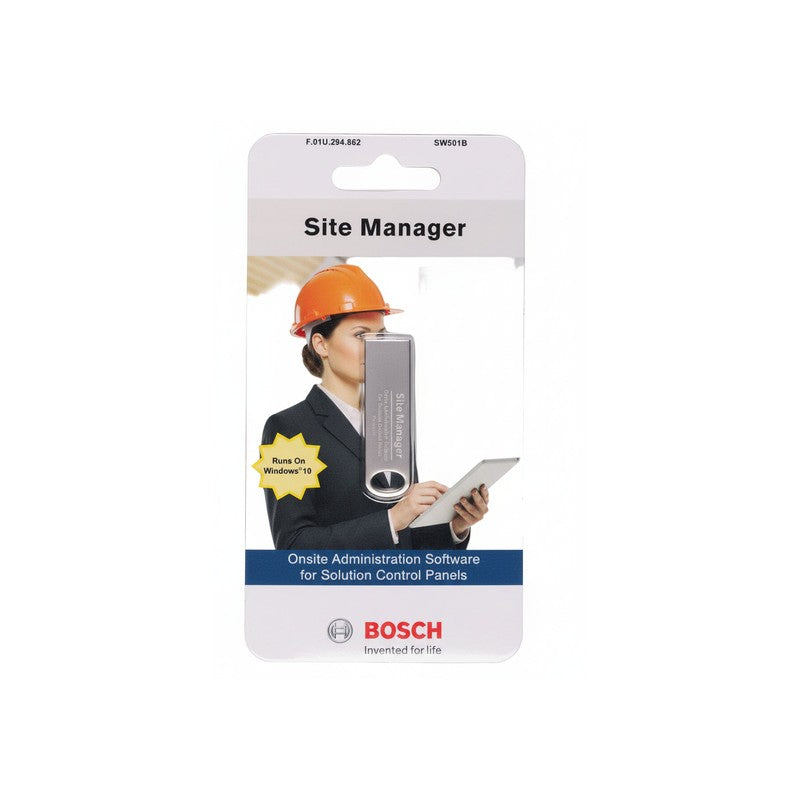 Bosch Sw501b Site Manager Onsite Administration Software USB For Solution 6000 IP Ethernet (requires Cm751b)