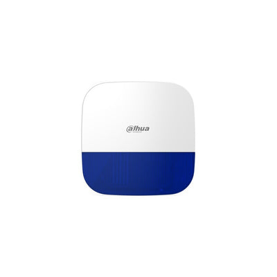 Dahua Dhi-ara13-w2 Airshield 433mhz Wireless Outdoor Siren Blue Strobe Wall Mounted 110db 12vdc Ip65 200hx200wx52.5d (mm)