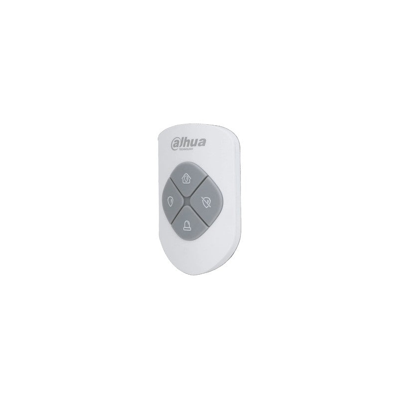 Dahua Dhi-ara24-w2 Airshield Wireless 4 Button Keyfob 433.1–434.6mhz Cr2032 White 60hx40wx14.9d (mm)
