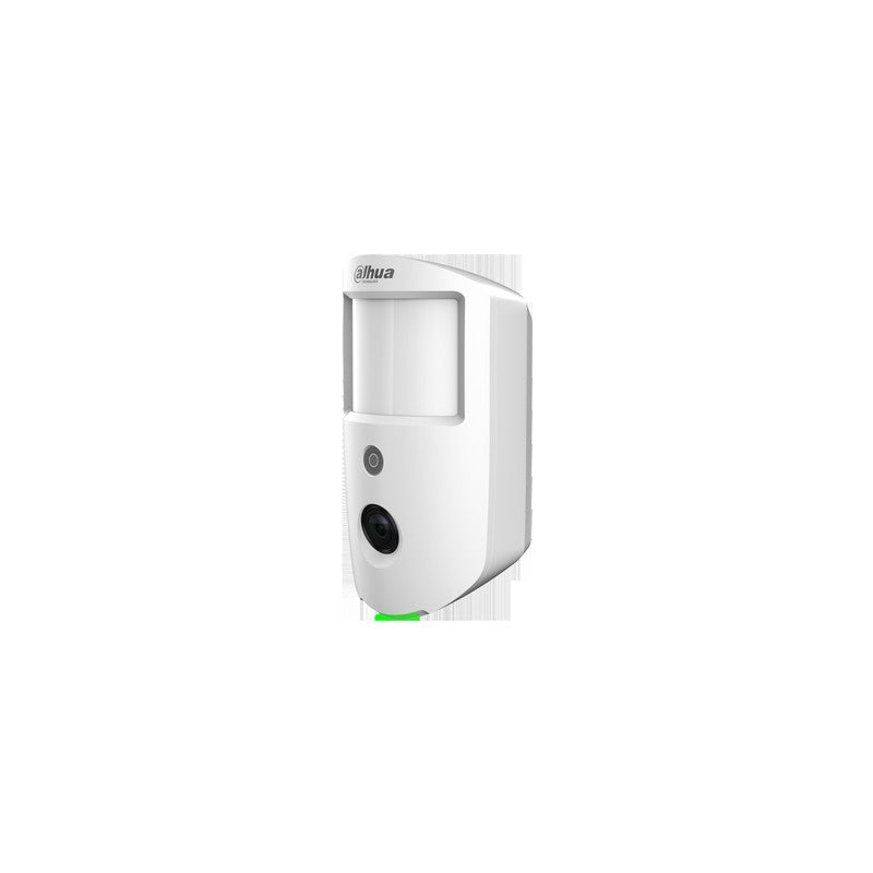 Dahua Airshield Series Wireless Pir With Camera White Pet Up To 18kg 12m Detection Area Wall Mount 2.2m Mount Height 433mhz 3xcr123a Battery (9v)