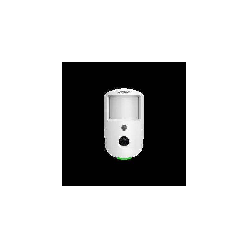 Dahua Airshield Series Wireless Pir With Camera White Pet Up To 18kg 12m Detection Area Wall Mount 2.2m Mount Height 433mhz 3xcr123a Battery (9v)