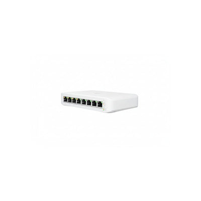 Ubiquiti 8port Gigabit Switch 30w POE Total Capacity 4x Poe+ L2 Managed White 50-56vdc