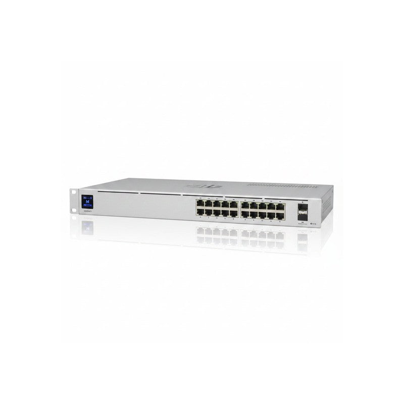 Ubiquiti 24port ( 26p) Gigabit Switch 400w POE Total Capacity 24x Poe+ (8x Hi-poe/ Poe++) Plus 2x 10g Sfp/ Fibre Port L3 Managed White 240vac