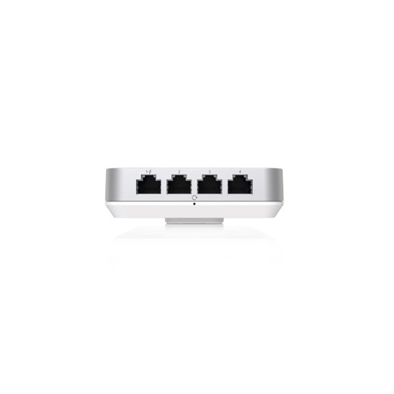 Ubiquiti U6-iw Wifi 6 Access Point In-wall Dual Band 2.4ghz 573.5mbps 5ghz 4.8gbps 4x4 Mu-mimo 48v POE 4x 1gbe Ports 139.66hx96wx31.19d (mm)