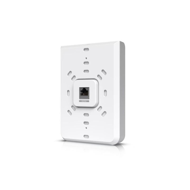 Ubiquiti U6-iw Wifi 6 Access Point In-wall Dual Band 2.4ghz 573.5mbps 5ghz 4.8gbps 4x4 Mu-mimo 48v POE 4x 1gbe Ports 139.66hx96wx31.19d (mm)