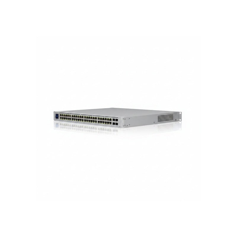 Ubiquiti 48port ( 52p) Gigabit Switch 600w POE Total Capacity 48x Poe+ (8x Poe++) Plus 4x 10g Sfp/ Fibre Port L3 Managed White 24vdc