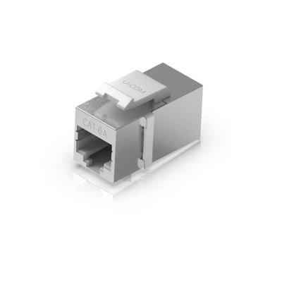 Ubiquiti Uacc-keystone-coupler-c6a Unifi Cat6a Keystone Coupler 12-pack Stainless Steel Flush Mount