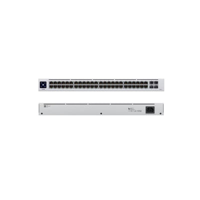 Ubiquiti 48port Gigabit Switch 195w POE Total Capacity L2 Cloud Managed Black 240vac