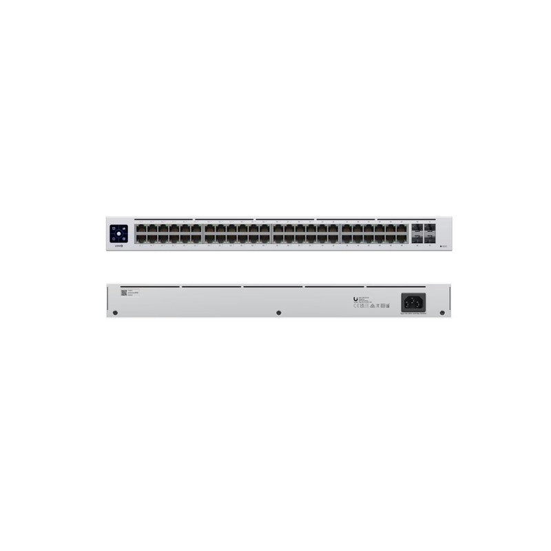 Ubiquiti 48port Gigabit Switch 195w POE Total Capacity L2 Cloud Managed Black 240vac
