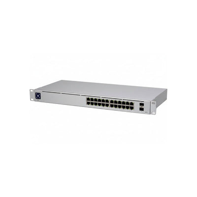 Ubiquiti 24port ( 26p) Gigabit Switch Non-poe Plus 2x 1g Sfp/ Fibre Port L2 Managed Silver 240vac