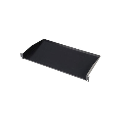 Global Racking Solutions Global 19" Rack Shelf 1ru Black 44.4hx482.6wx350d (mm)