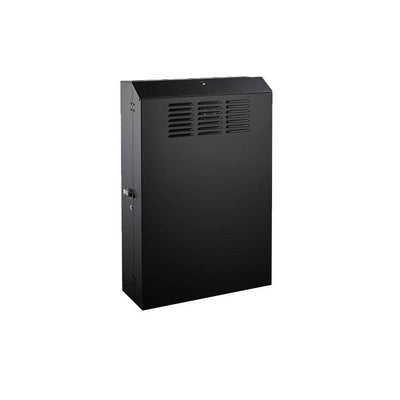 Global Racking Solutions Global 19" Wall Mounted Vertical Rack 5ru Metal Powder Coated Black Upto 90kg 643wx729hx248d (mm)