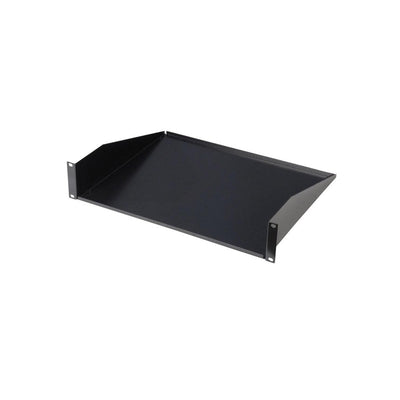 Global Racking Solutions Global 19" Rack Shelf 2ru Black 90hx482.6wx350d (mm)