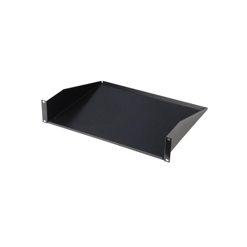 Global Racking Solutions Global 19" Rack Shelf 2ru Black 90hx482.6wx350d (mm)