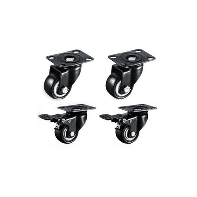 Global Racking Solutions Global 4x 19" Rack Castors To Suit Fsr Rack
