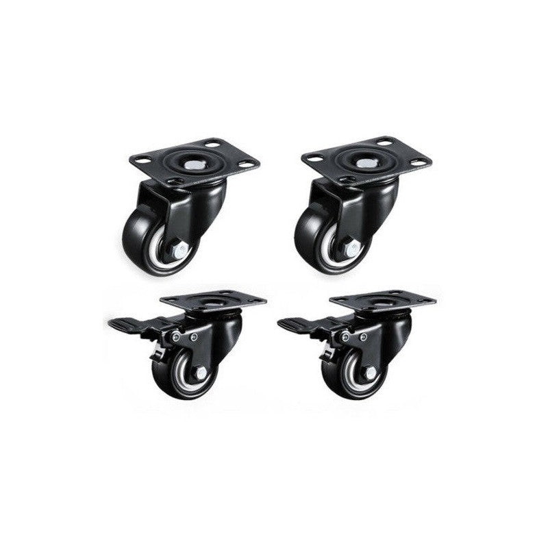 Global Racking Solutions Global 4x 19" Rack Castors To Suit Fsr Rack