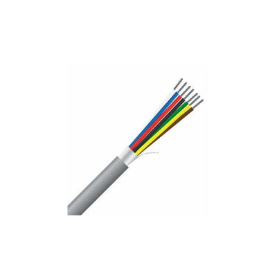 Global Racking Solutions Security Cable 14/0.20 7 Core Stranded Shielded Pvc Sheath 250m Grey