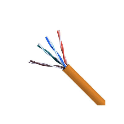 Global Racking Solutions Cat5e Utp Lan Cable 24awg 4 Pair Cat5e Twisted Only Solid Core Unscreened Pvc Sheath 305m Orange