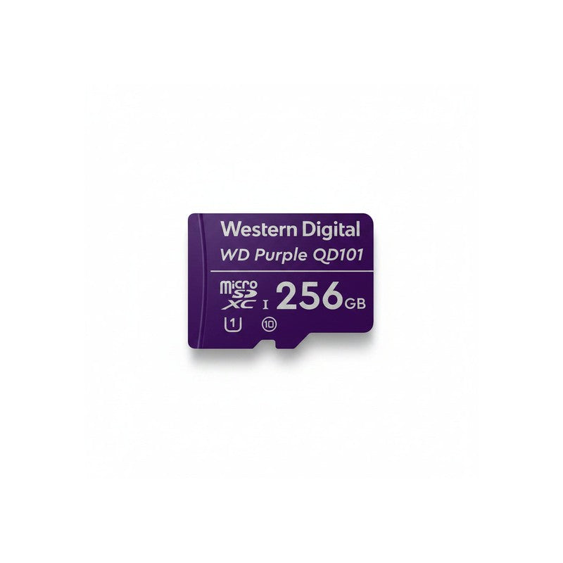 Western Digital Ultra Endurance 24/7 Micro Sdxc Card 256gb Uhs Speed: 10mb/s Speed Class: 10mb/s Class 10 Water/ Shockproof Purple