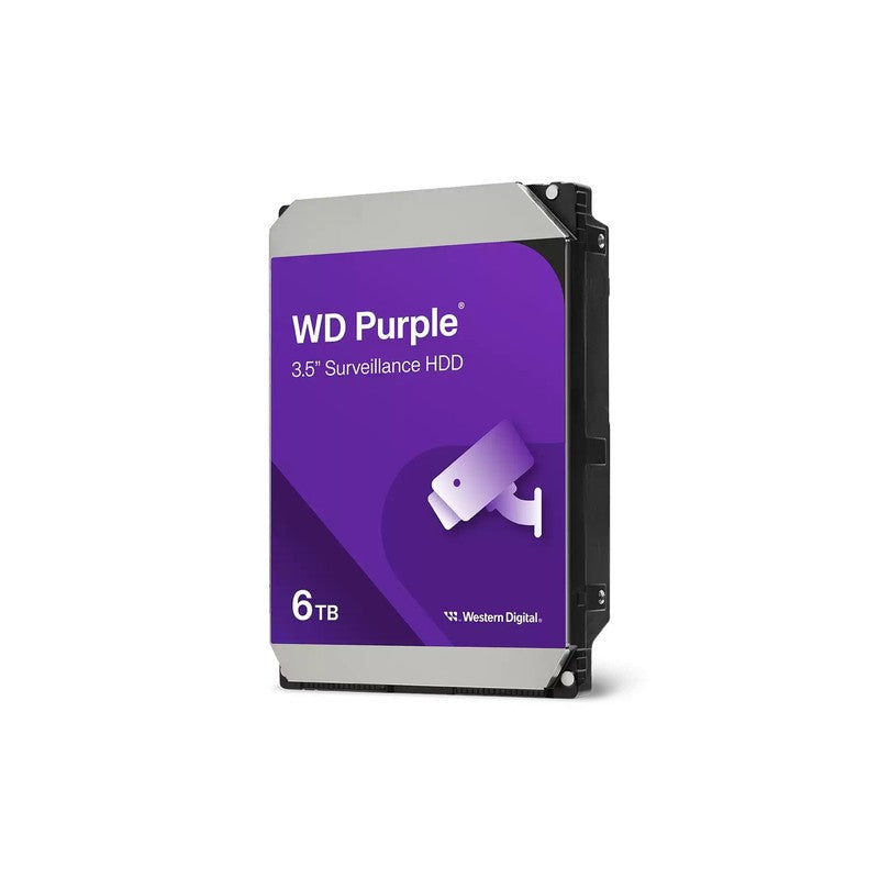 Western Digital Wd64purz Wd Purple HDD Surveillance 6tb 3.5 Inch Sata Iii 6gb/s 5400rpm