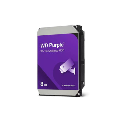 Western Digital Wd85purz Purple HDD Surveillance 8tb 3.5 Inch Sata 6gb/s 5400 Rpm Cmr