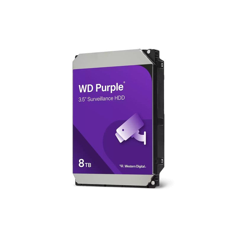 Western Digital Wd85purz Purple HDD Surveillance 8tb 3.5 Inch Sata 6gb/s 5400 Rpm Cmr