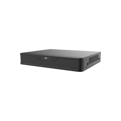 Uniview Easy 8ch AI NVR 8x POE Upto 12MP 80mbps Input 1xsata HDD Port Up To 10tb Each 52vdc
