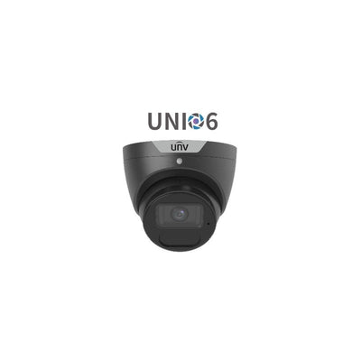 Uni6 Prime-ii IP Camera Black AI People Count 6MP H.264/5/5+/ Mjpeg Turret 130 Wdr Plastic/metal 2.8mm Fixed Lens Light Hunter IR 40m POE Ip67 Built In Mic Support Up To 256gb SD 12vdc