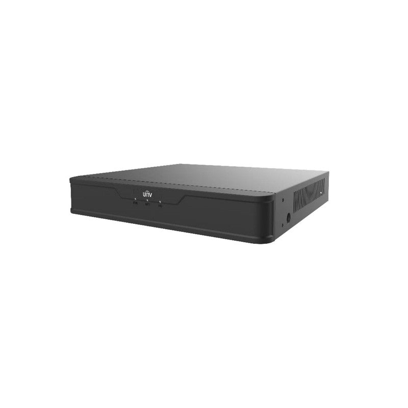 Uniview Easy 8ch NVR 8x POE Upto 8mp/ 4K 80mbps Input 1xsata HDD Port Up To 8tb Each 48vdc