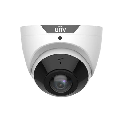 Uniview Prime-i Series IP Camera White 180° Panoramic 5MP H.264/5/5+/ Mjpeg Turret 120 Wdr Metal 1.68mm Fixed Lens IR 20m POE Ip67 Built In Mic Support Up To 256gb SD Ik10 12vdc