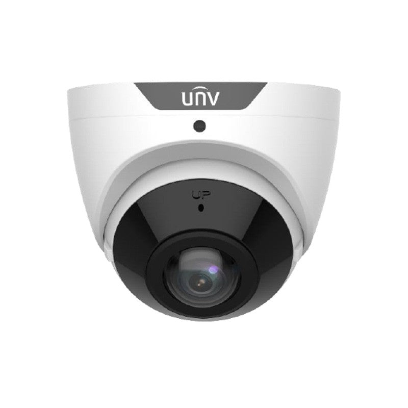 Uniview Prime-i Series IP Camera White 180° Panoramic 5MP H.264/5/5+/ Mjpeg Turret 120 Wdr Metal 1.68mm Fixed Lens IR 20m POE Ip67 Built In Mic Support Up To 256gb SD Ik10 12vdc