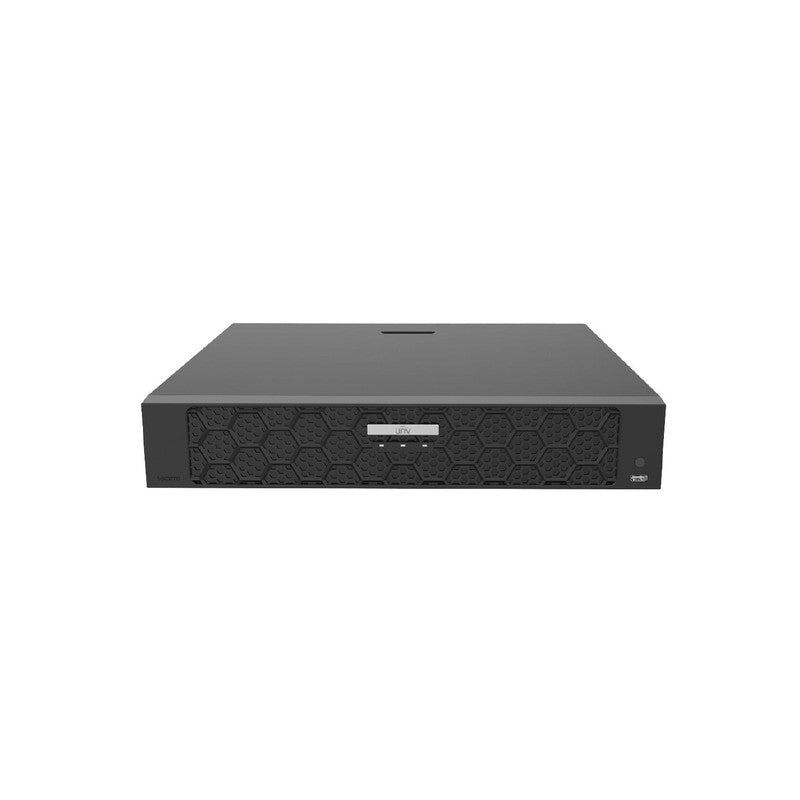 Uniview Prime 32ch AI NVR 16x POE Upto 16mp 320mbps Input 4xsata HDD Port Up To 10tb Each 240vac
