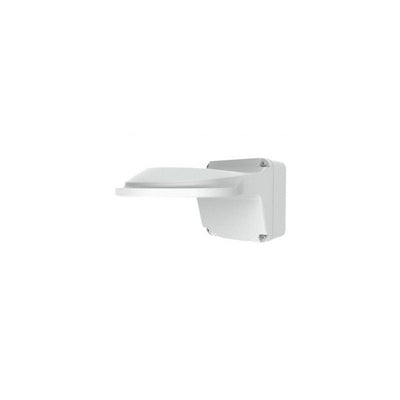 Uniview Wall Mount Bracket With Extra Back Outlet Suits Turret/ Mini Ptz/ Dome White Aluminium Alloy 0.98 Kg