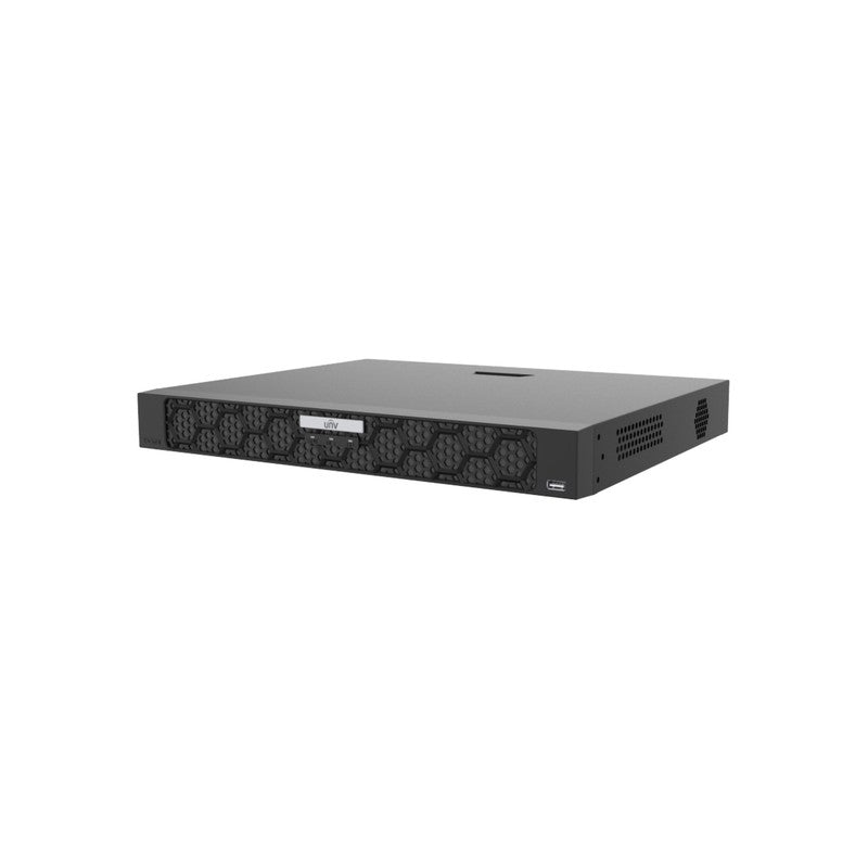 Uniview Prime 16ch AI NVR 16x POE Upto 16mp 160mbps Input 2xsata HDD Port Up To 16tb Each 240vac